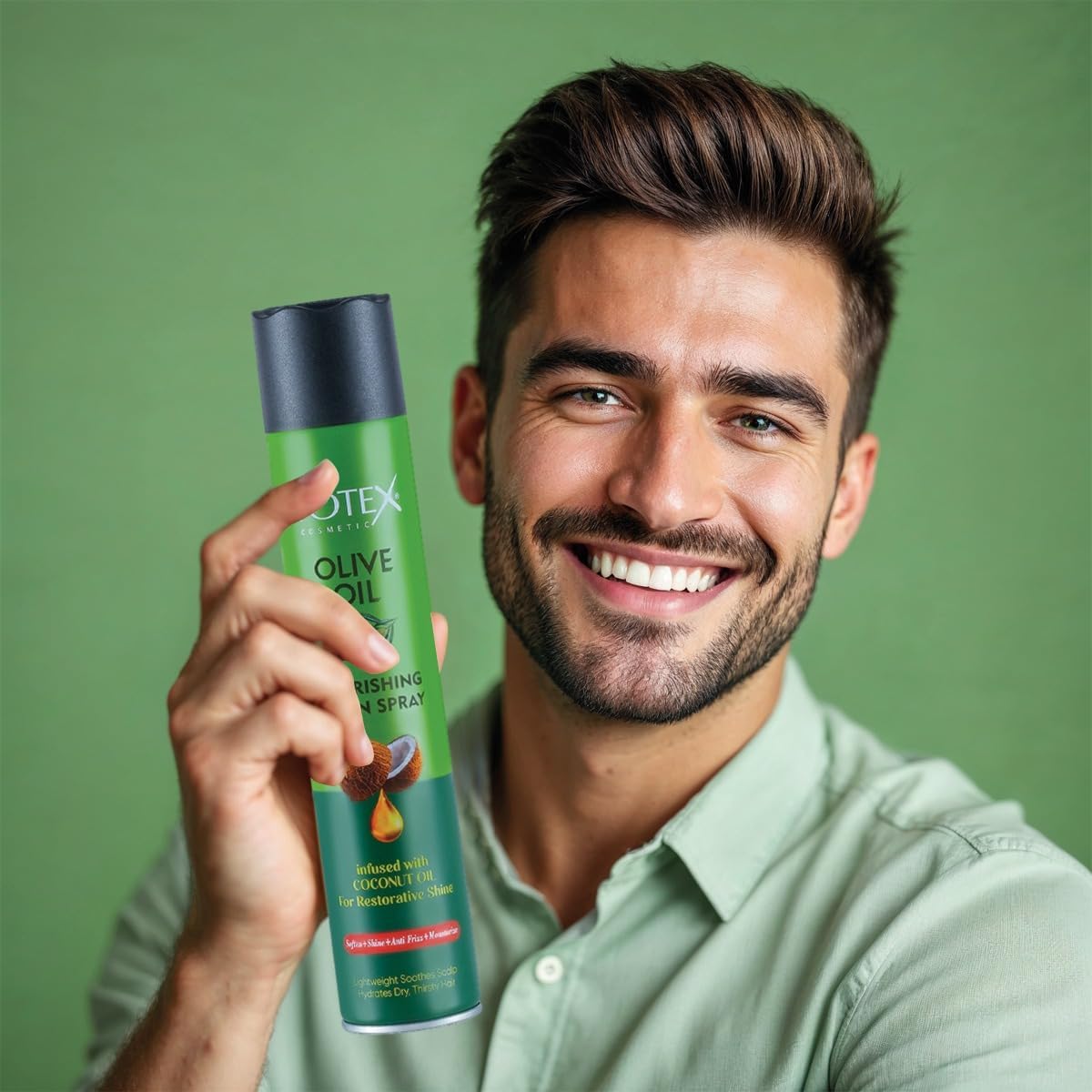 Totex Olive Oil Sheen Spray 400ml