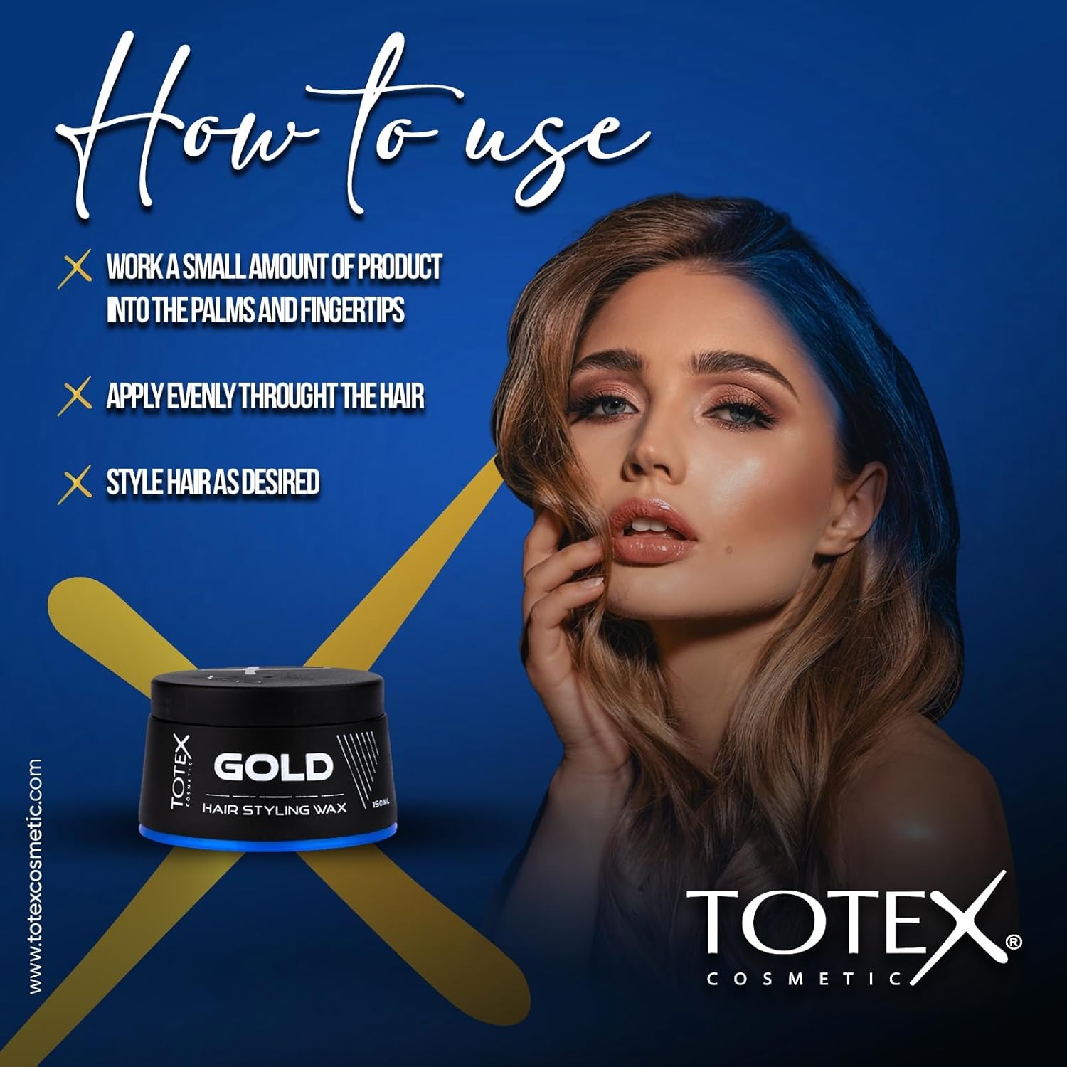 Totex Gold Hair Wax  – 150ml