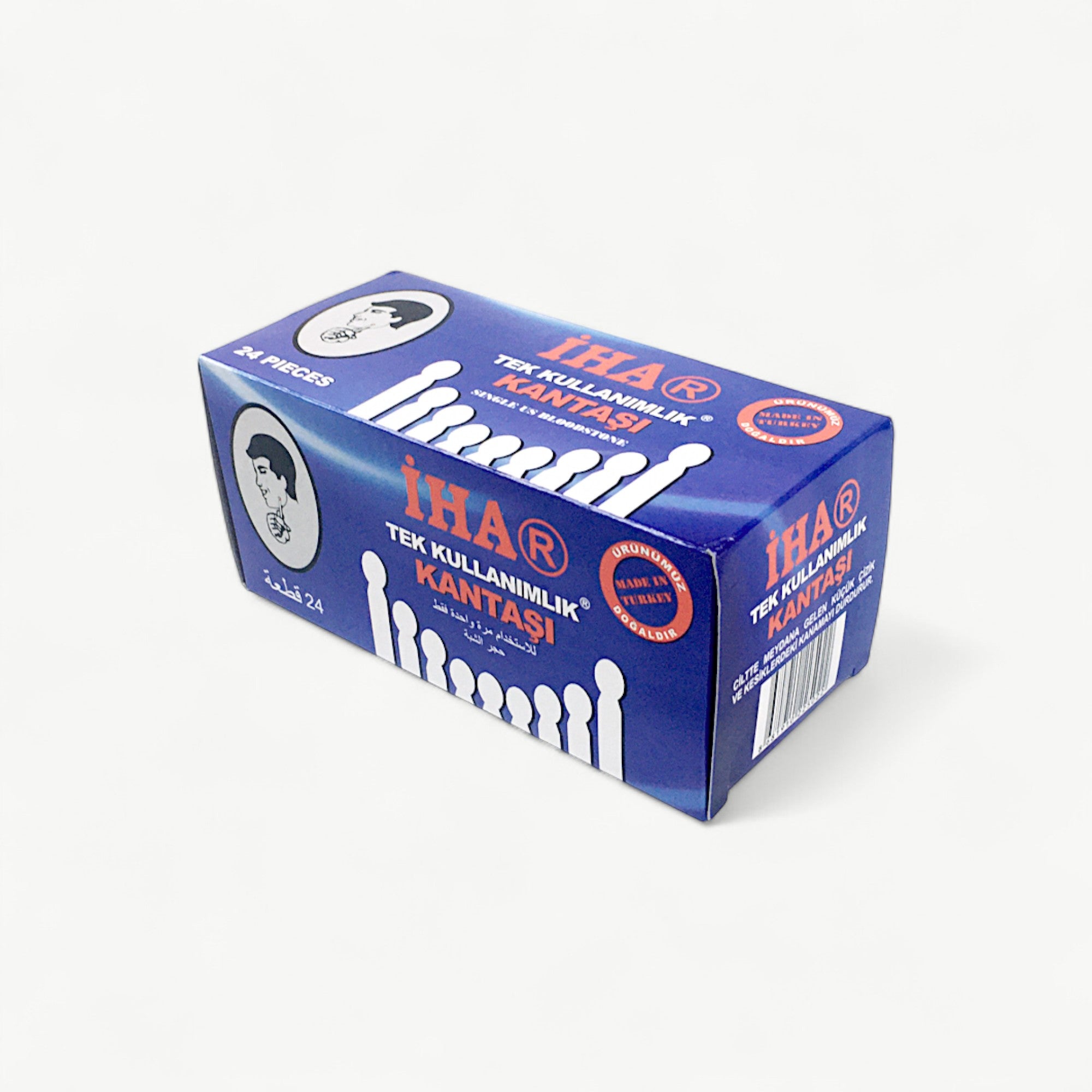 IHA Styptic Matches for Shaving Cuts – 480 Alum Pencil Sticks (24 Wallets)