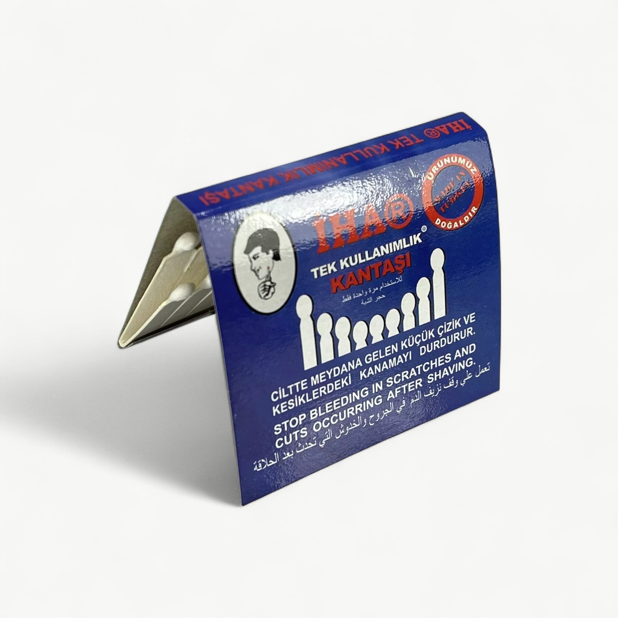 IHA Styptic Matches for Shaving Cuts – 480 Alum Pencil Sticks (24 Wallets)