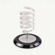 Clear Spiral Hair Dryer Holder Stand