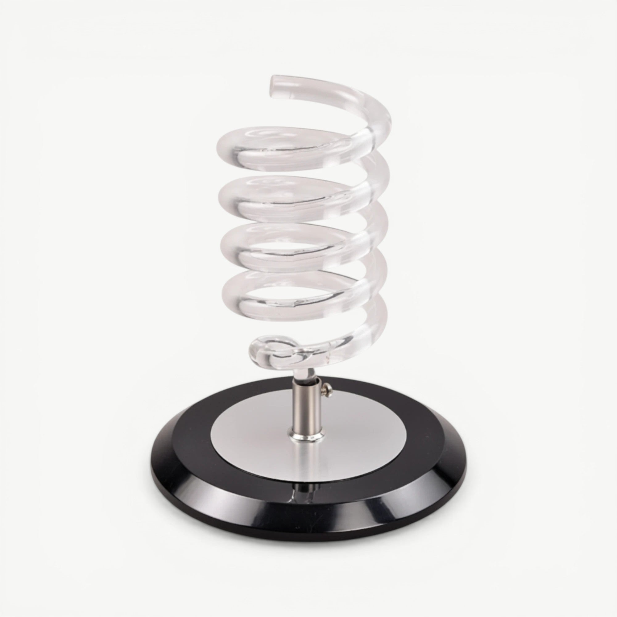 Clear Spiral Hair Dryer Holder Stand