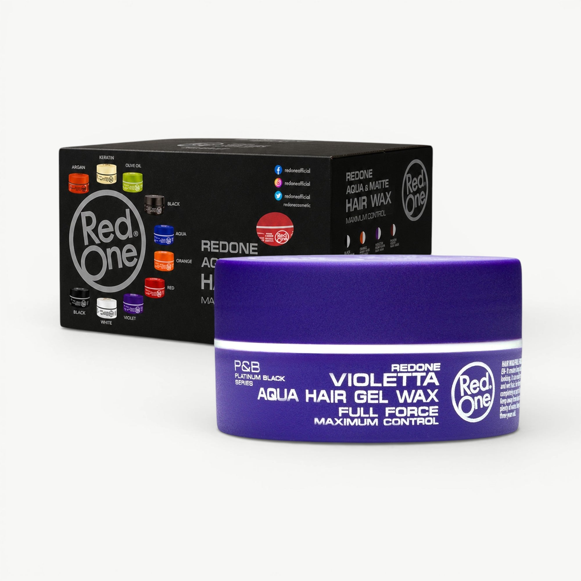 RedOne Violetta Aqua Gel Wax - 48 Pack | Maximum Control