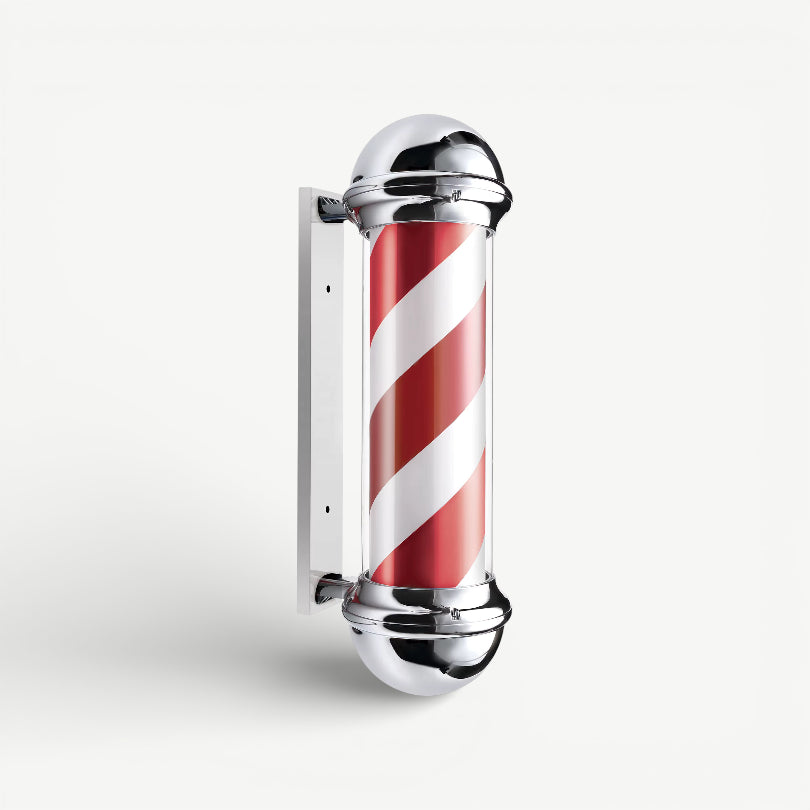 VAIN Barber Pole Red & White-72cm