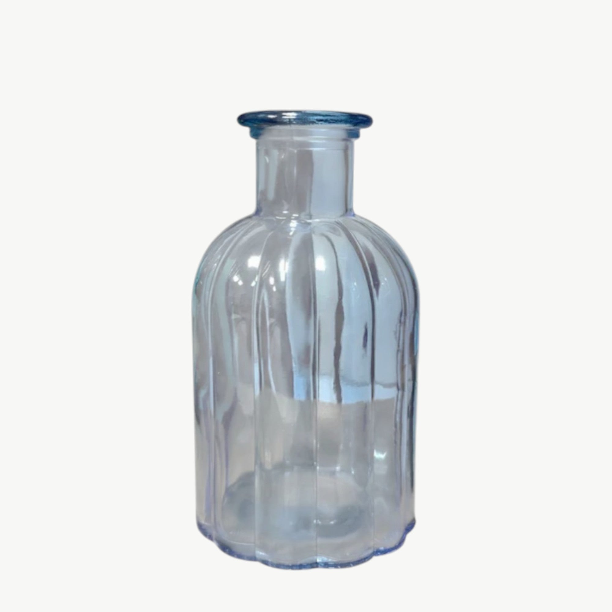 Professional Barbers Methylated Glass Blue