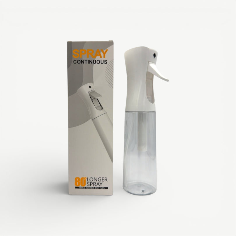 Continuous Water Spray Bottle 200ml – White