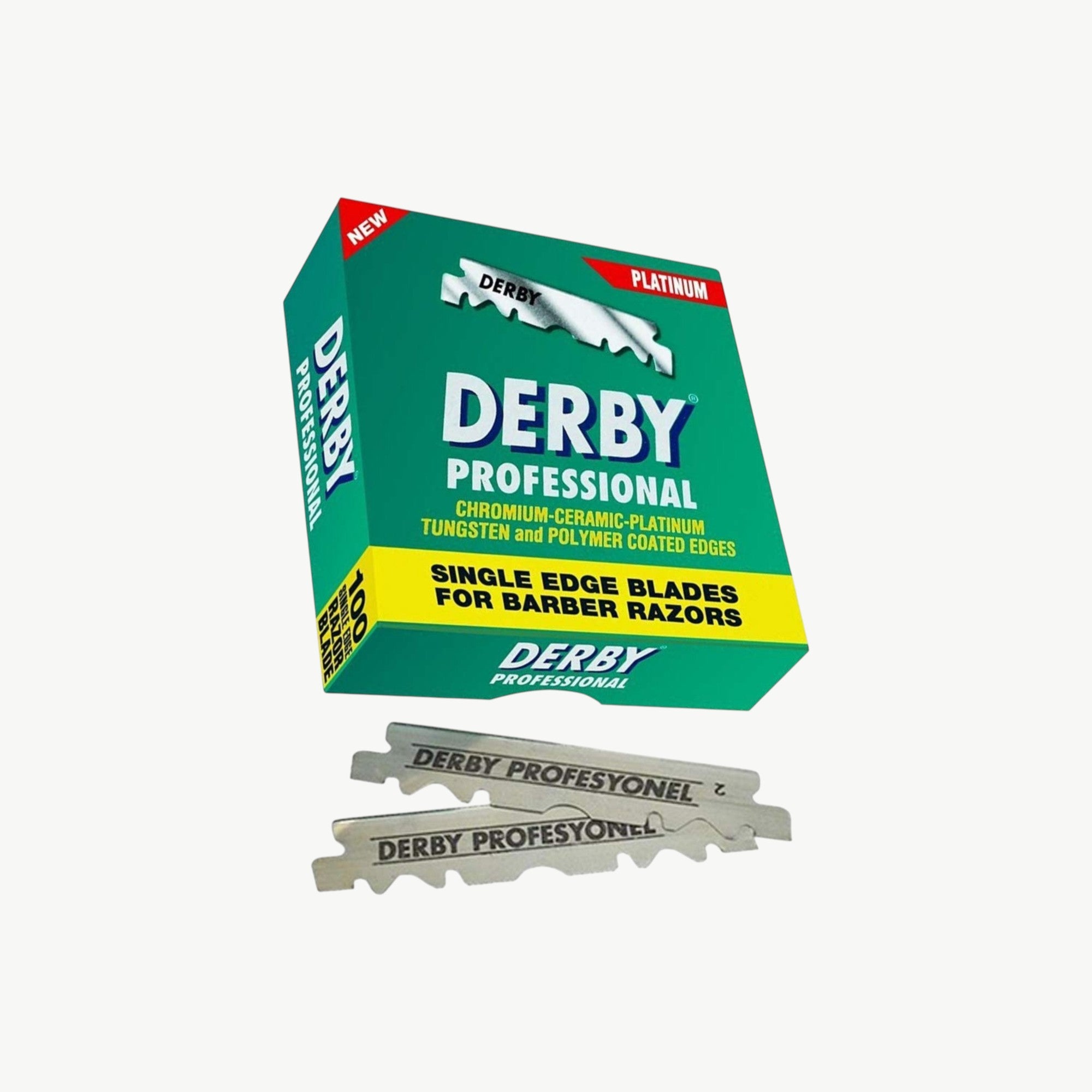 Derby Professional Single Edge Razor Blades 100 Count