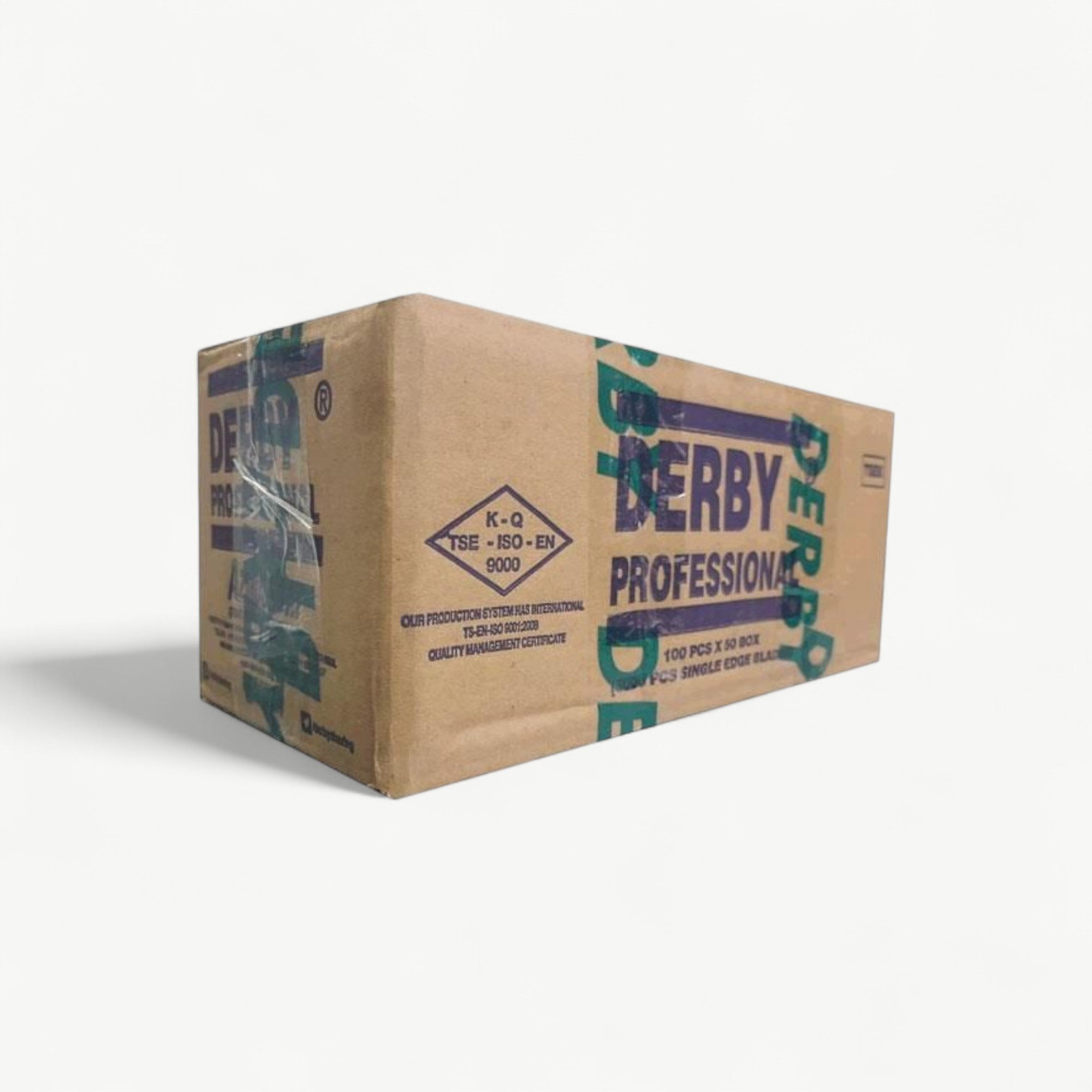 DERBY Single Edge Razor Blades – 5000 Blades (50 Packs × 100 Blades)