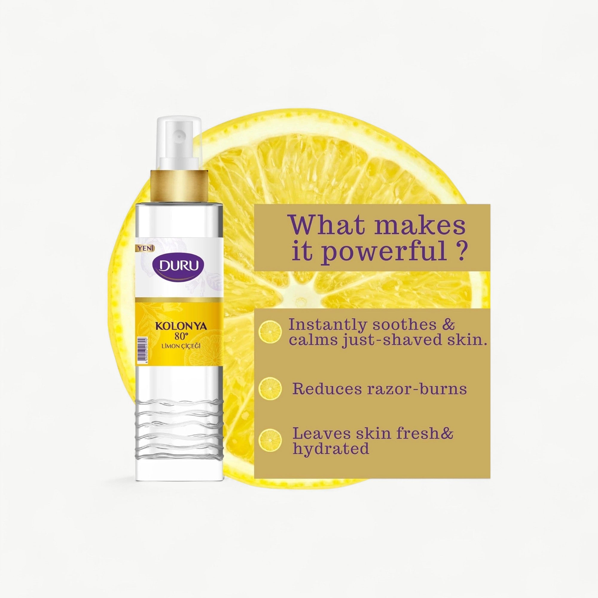 Duru Lemon 80° – Aftershave Spray Cologne 150ml