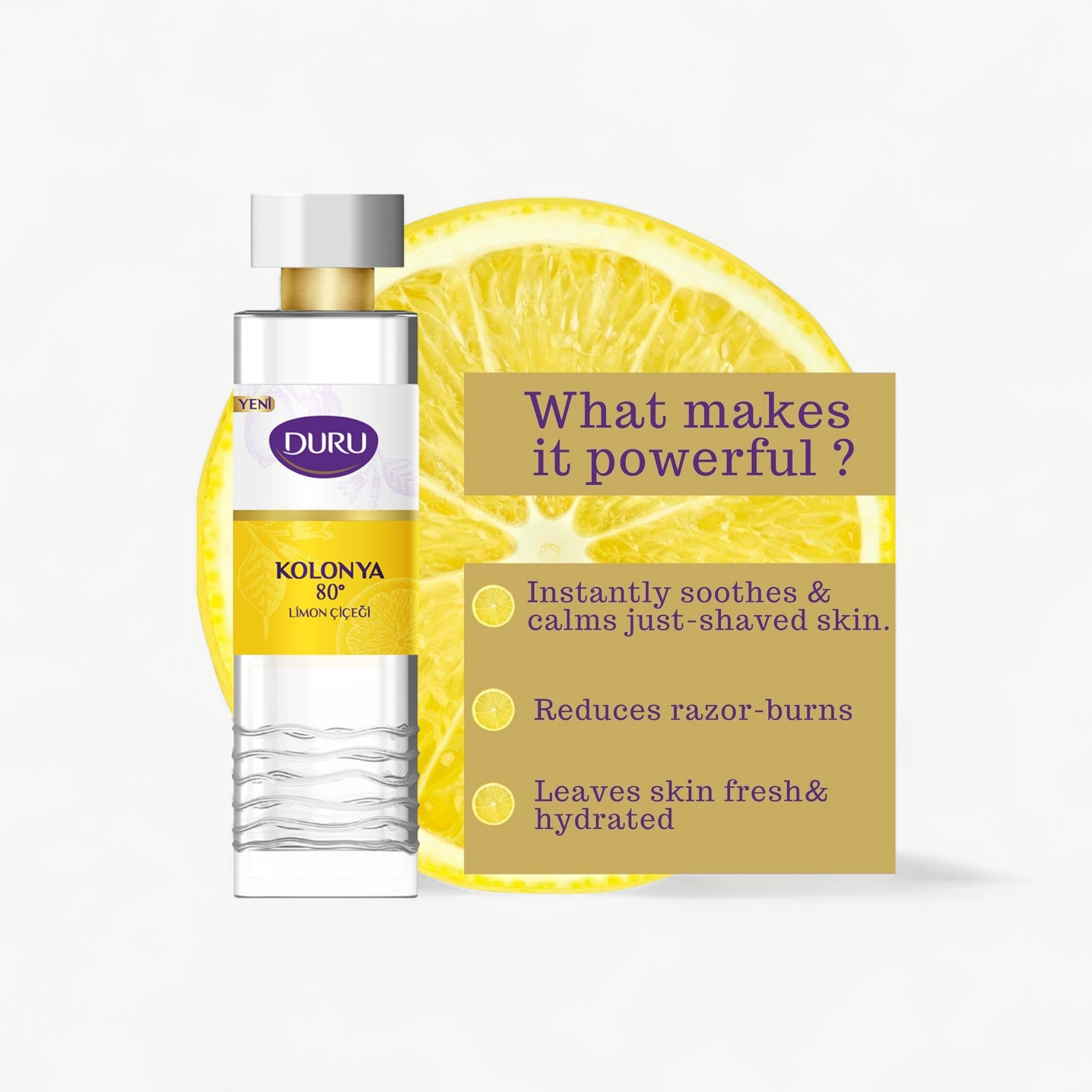 Duru Lemon  80° – Aftershave Cologne 400ml