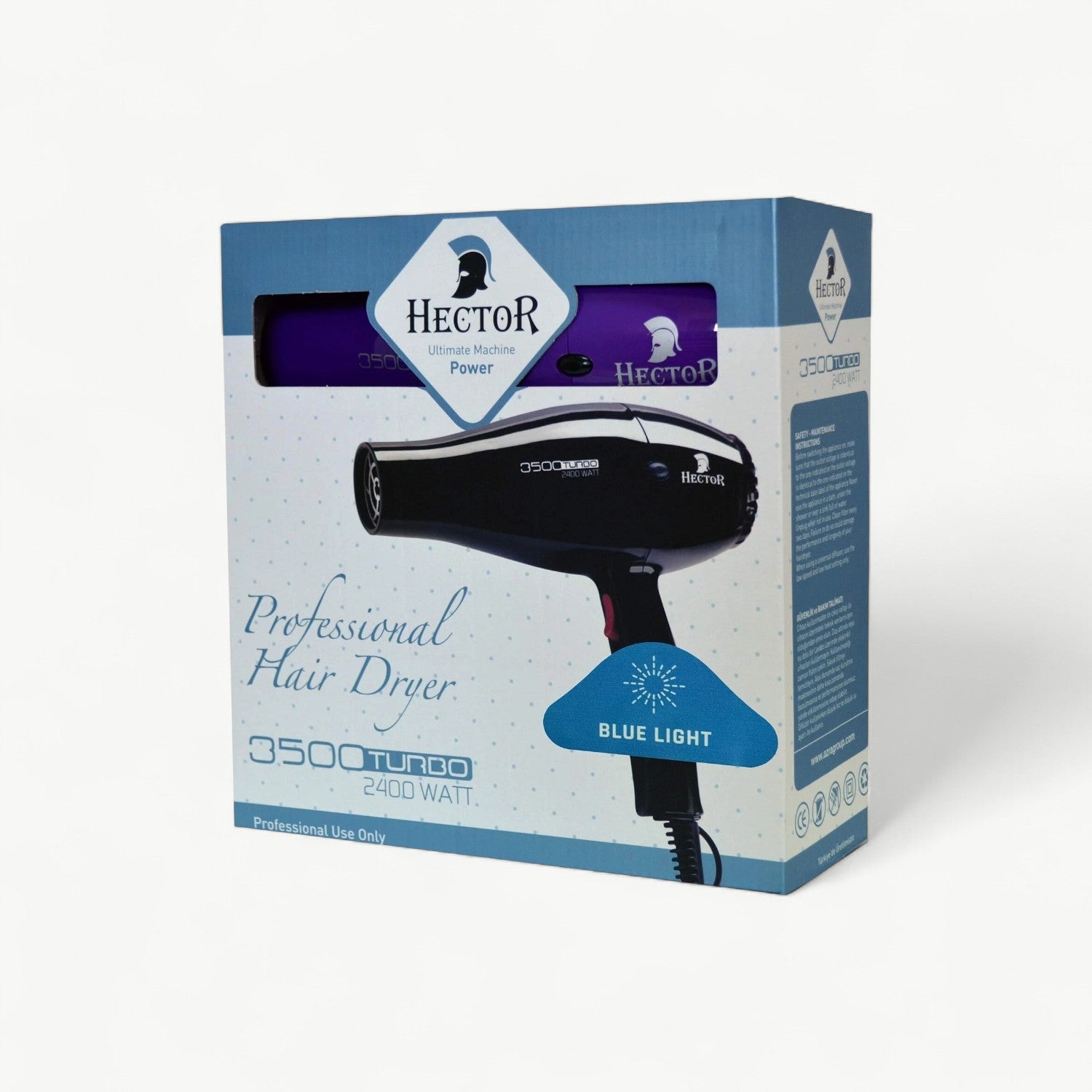 Hector 2400W Professional Hair Dryer - Purple