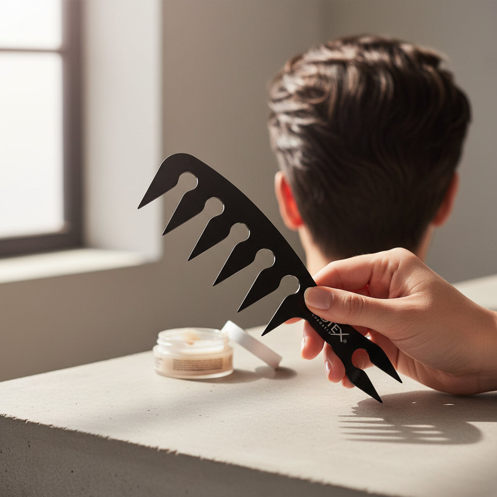 Totex Comb Black No.3 – Professional Hair Comb