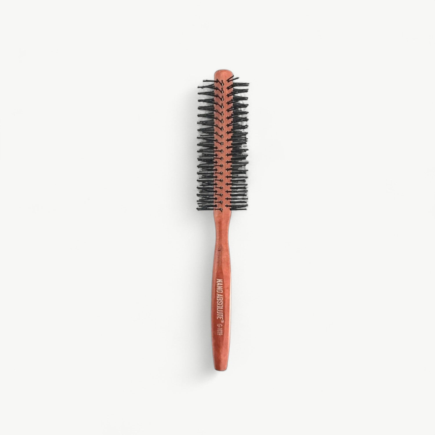 Nano Absolute Professional Hair Brush G-1039 | Wooden Round Quiff Roller