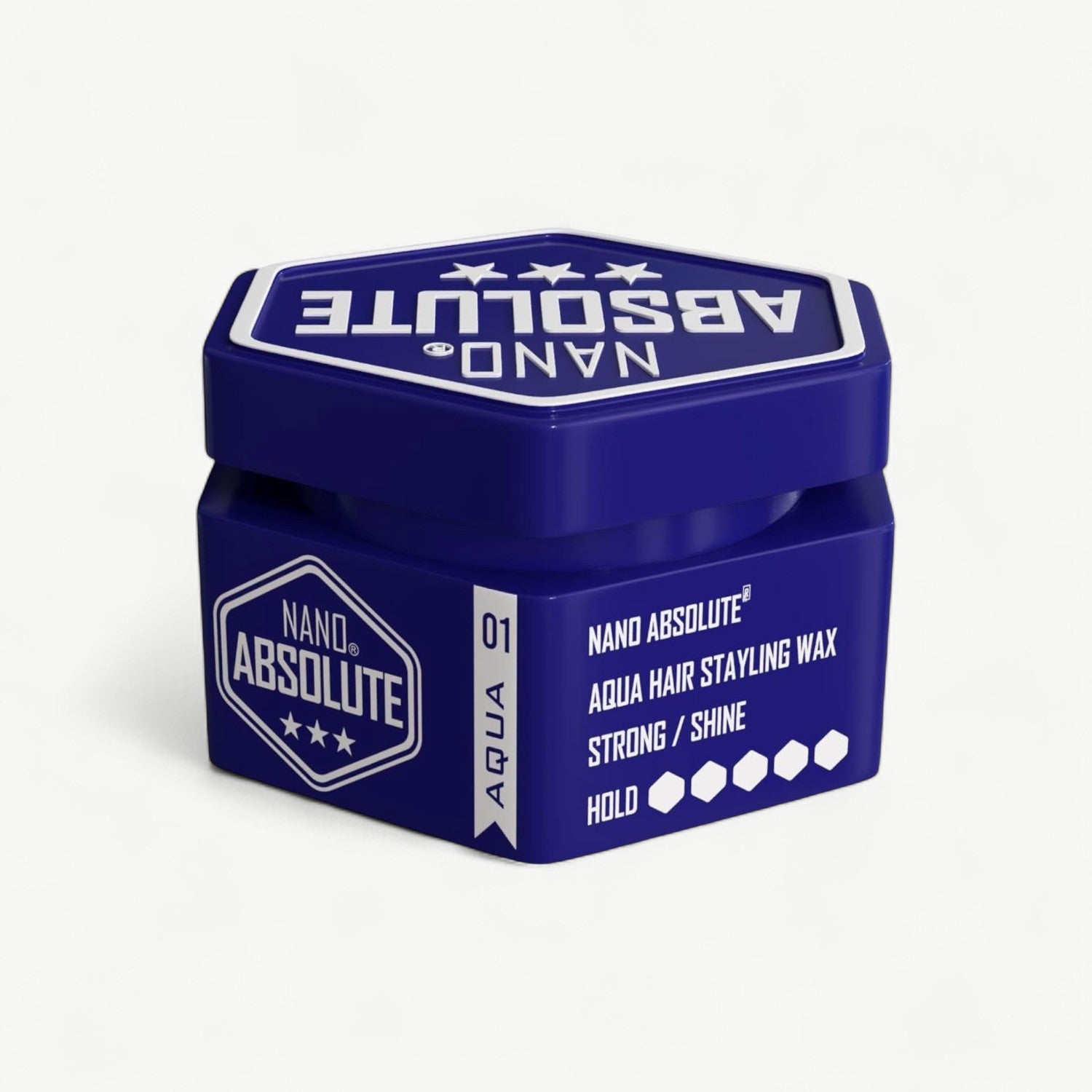 Nano Absolute Aqua Hair Styling Wax No.01 Aqua Blue - Medium Hold & Natural Shine