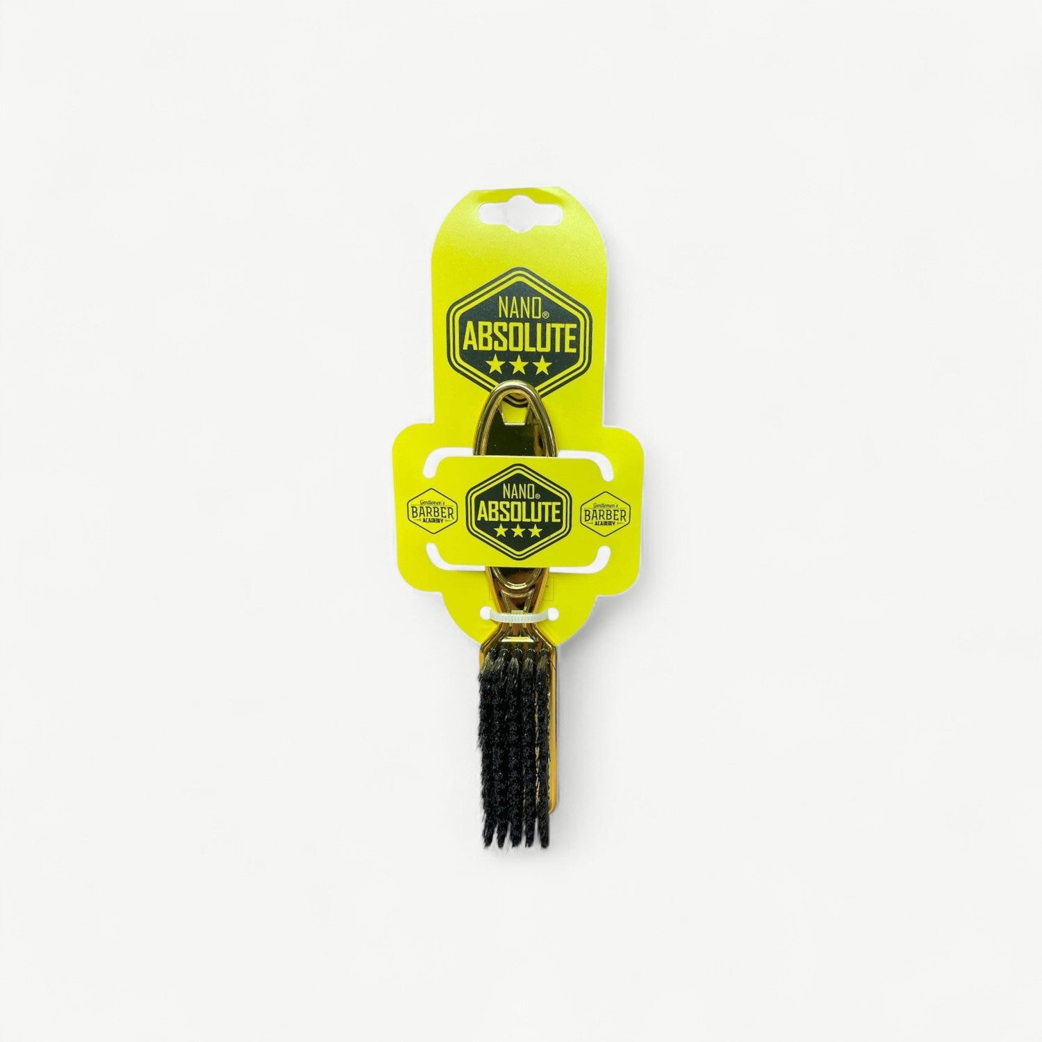 Nano Absolute Skin Fade Mini Brush | Clipper & Comb Cleaning Brush Gold