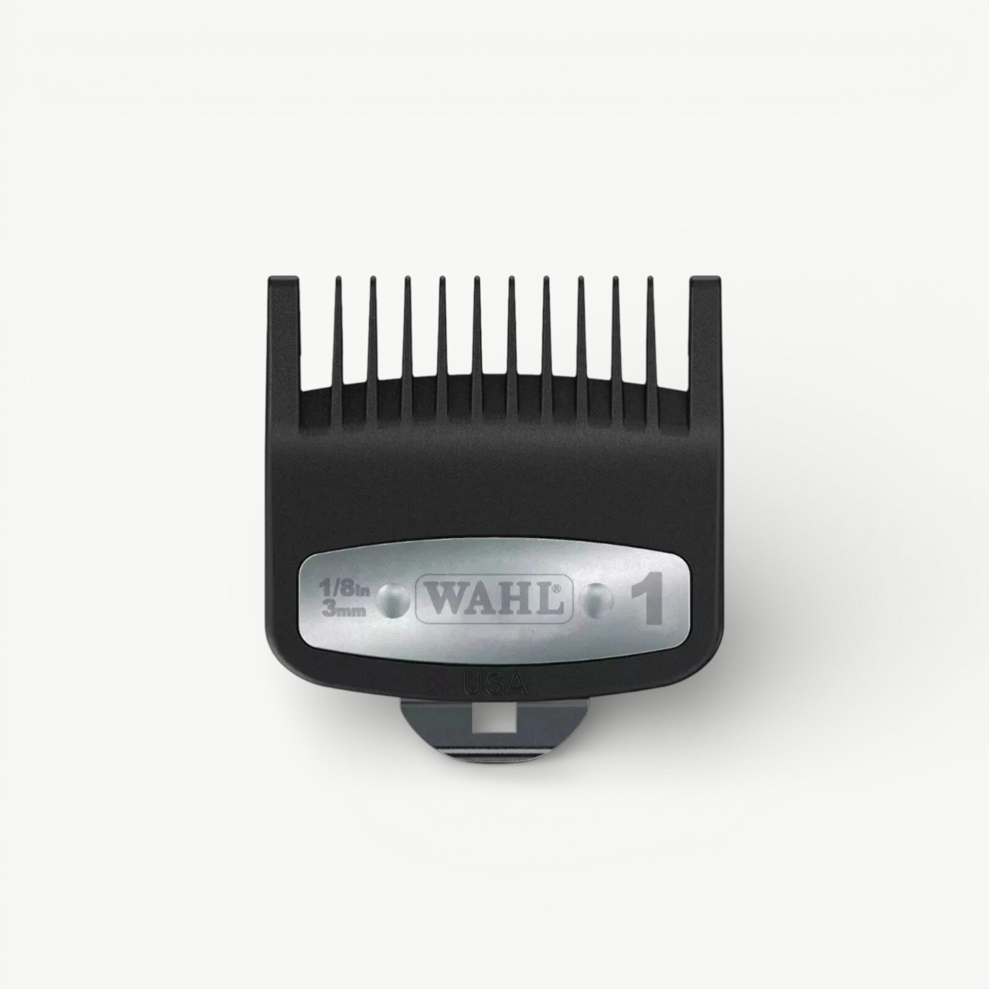 Wahl Clipper Guards No.0.5 & No.1 - Black