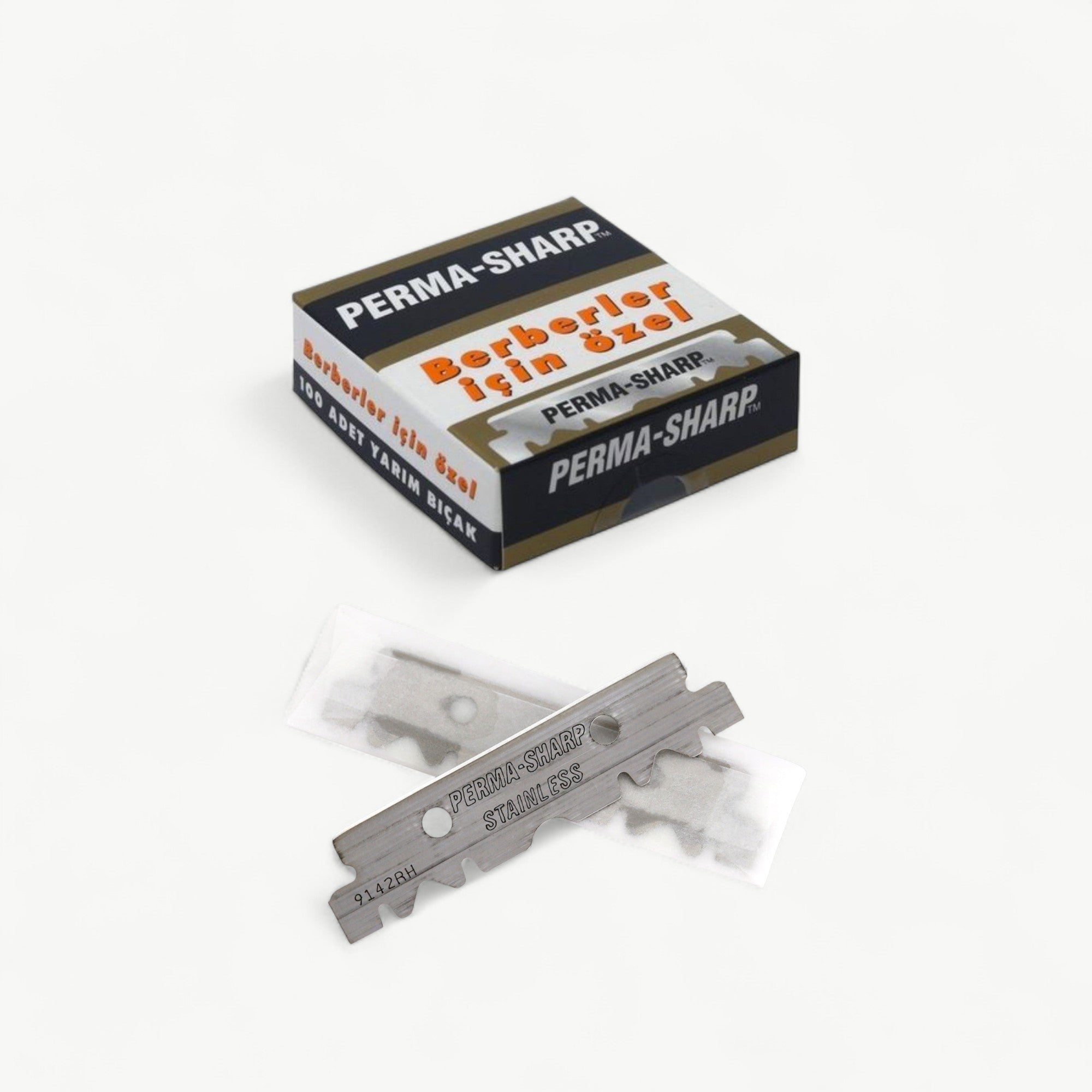 Perma‑Sharp Single Edge Razor Blades – Full Box | 5,000 Blades (50 Packs × 100)