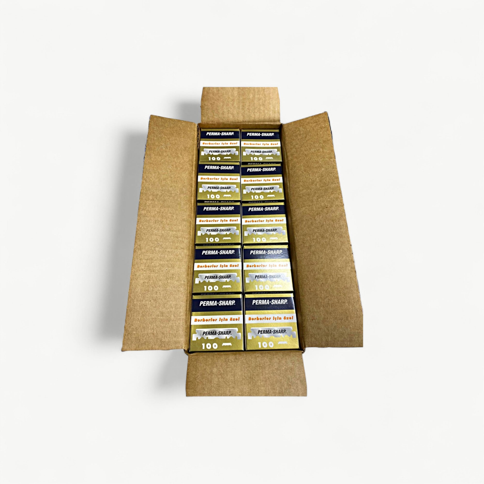 Perma‑Sharp Single Edge Razor Blades – Full Box | 5,000 Blades (50 Packs × 100)