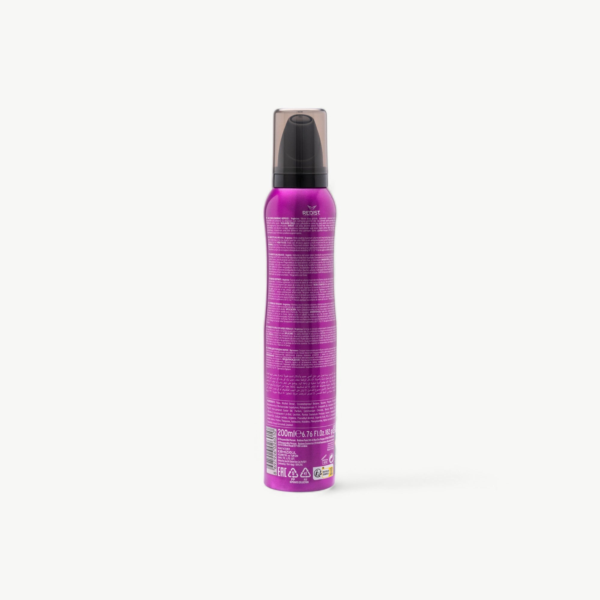 Redist Arginine Hair Styling Mousse – 200ml