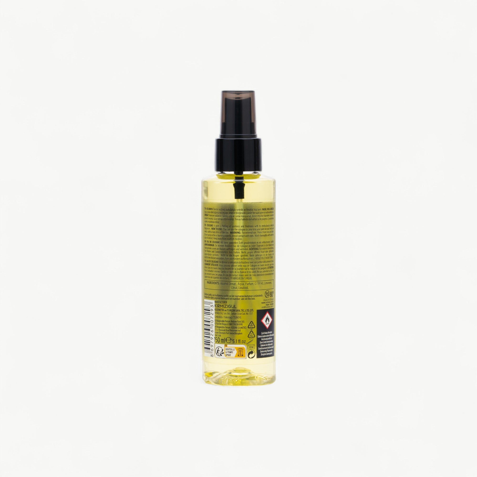 RedOne Lemon Aftershave Cologne – 150ml