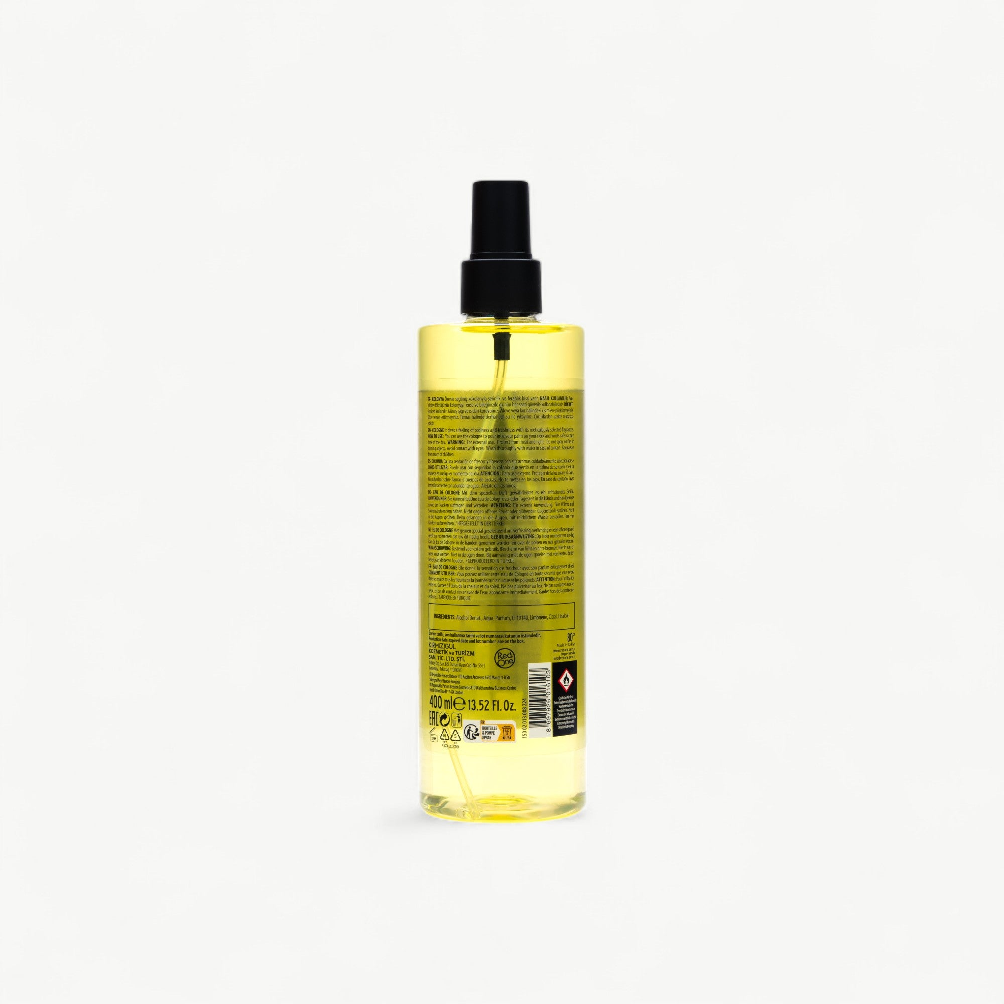 RedOne Lemon Aftershave Cologne – 400ml