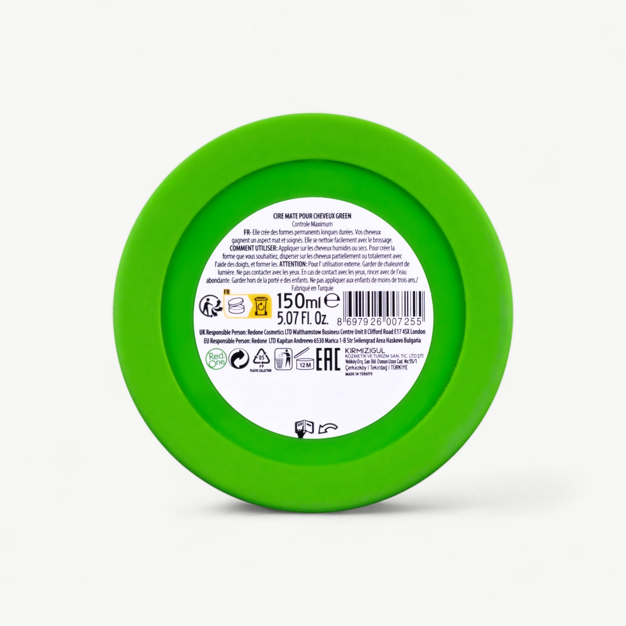 RedOne Matte Hair Wax Green -150 ml