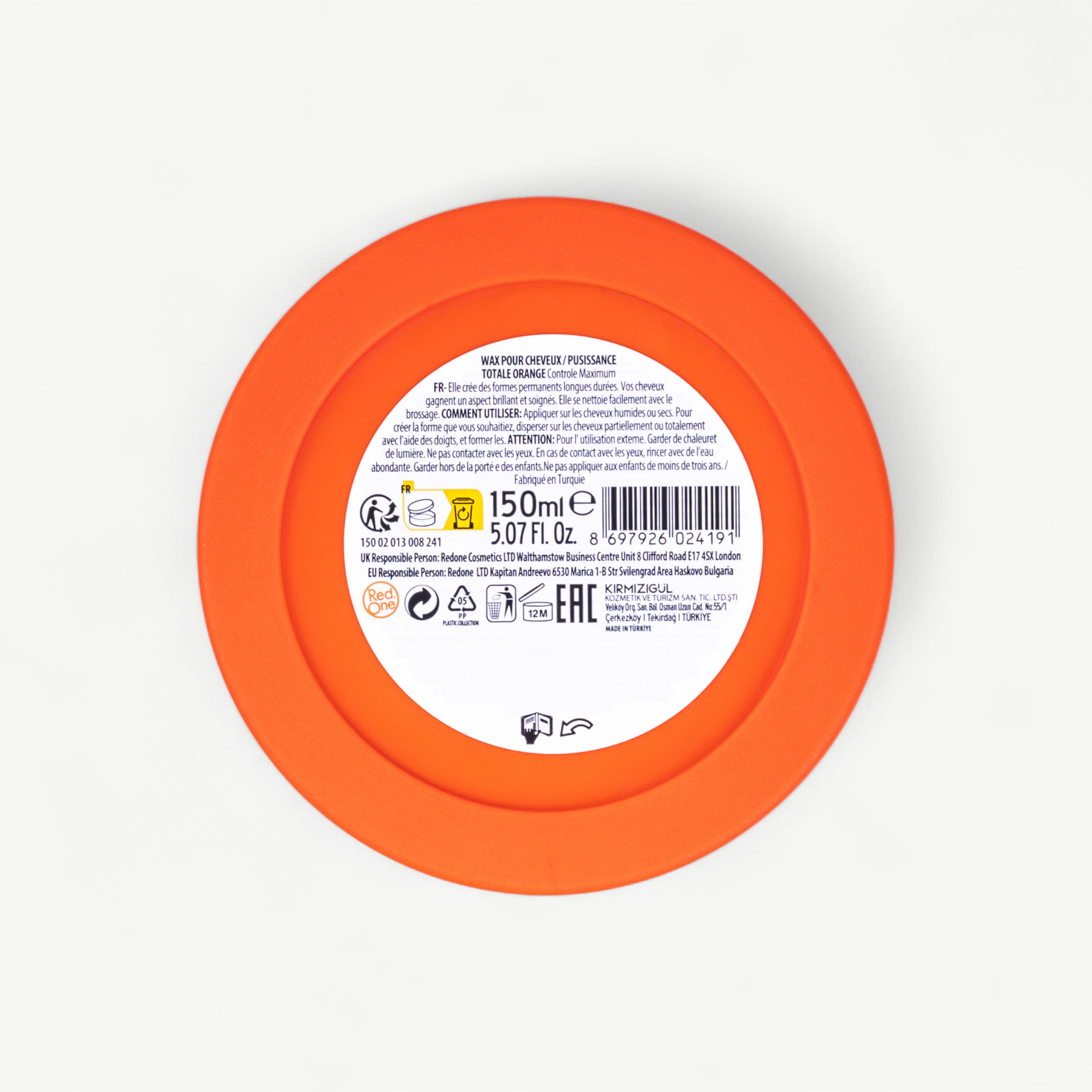 RedOne Aqua Hair Wax Orange -150ml