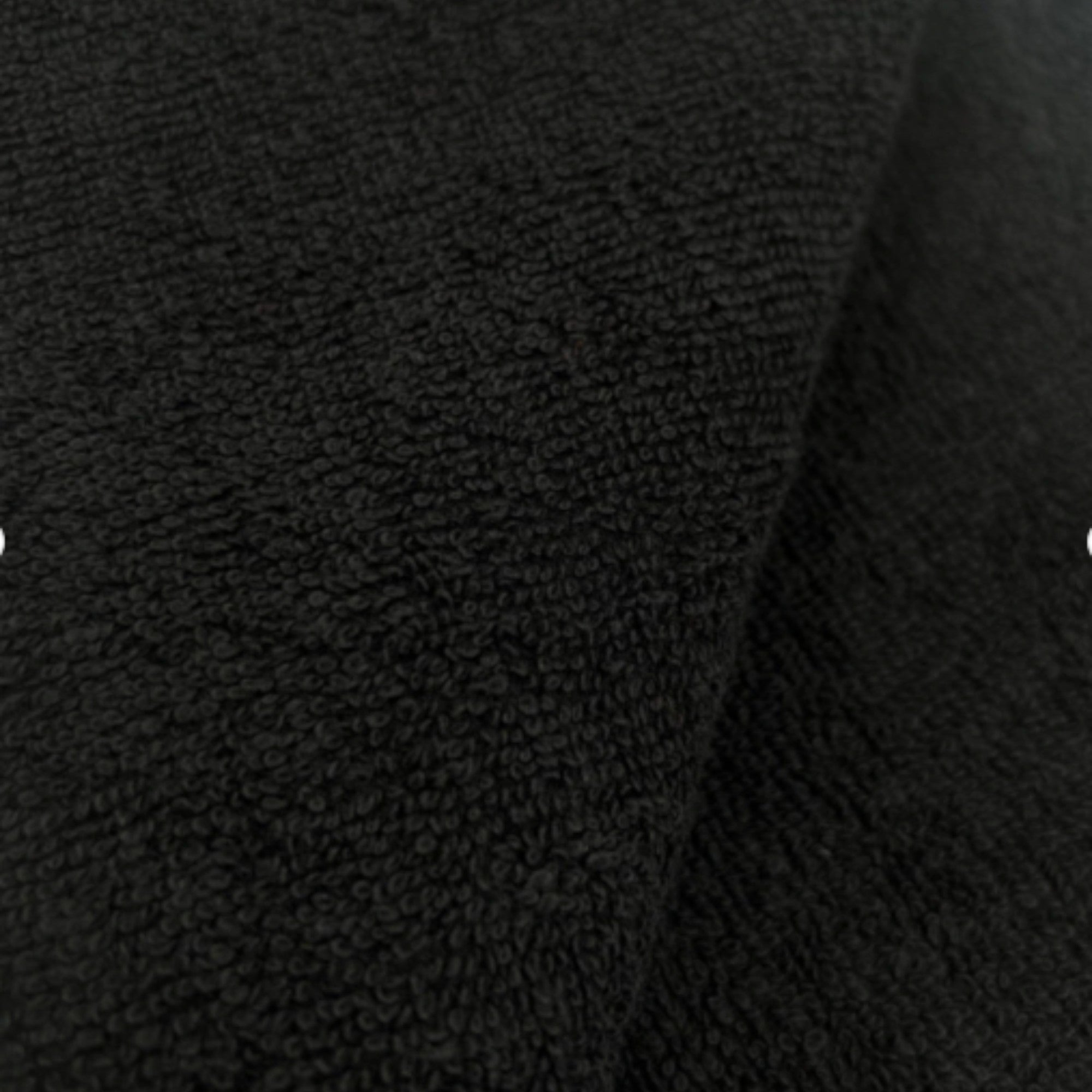 Rei-Barber & Hairdressing Towel Black 100%Cotton 85x50cm