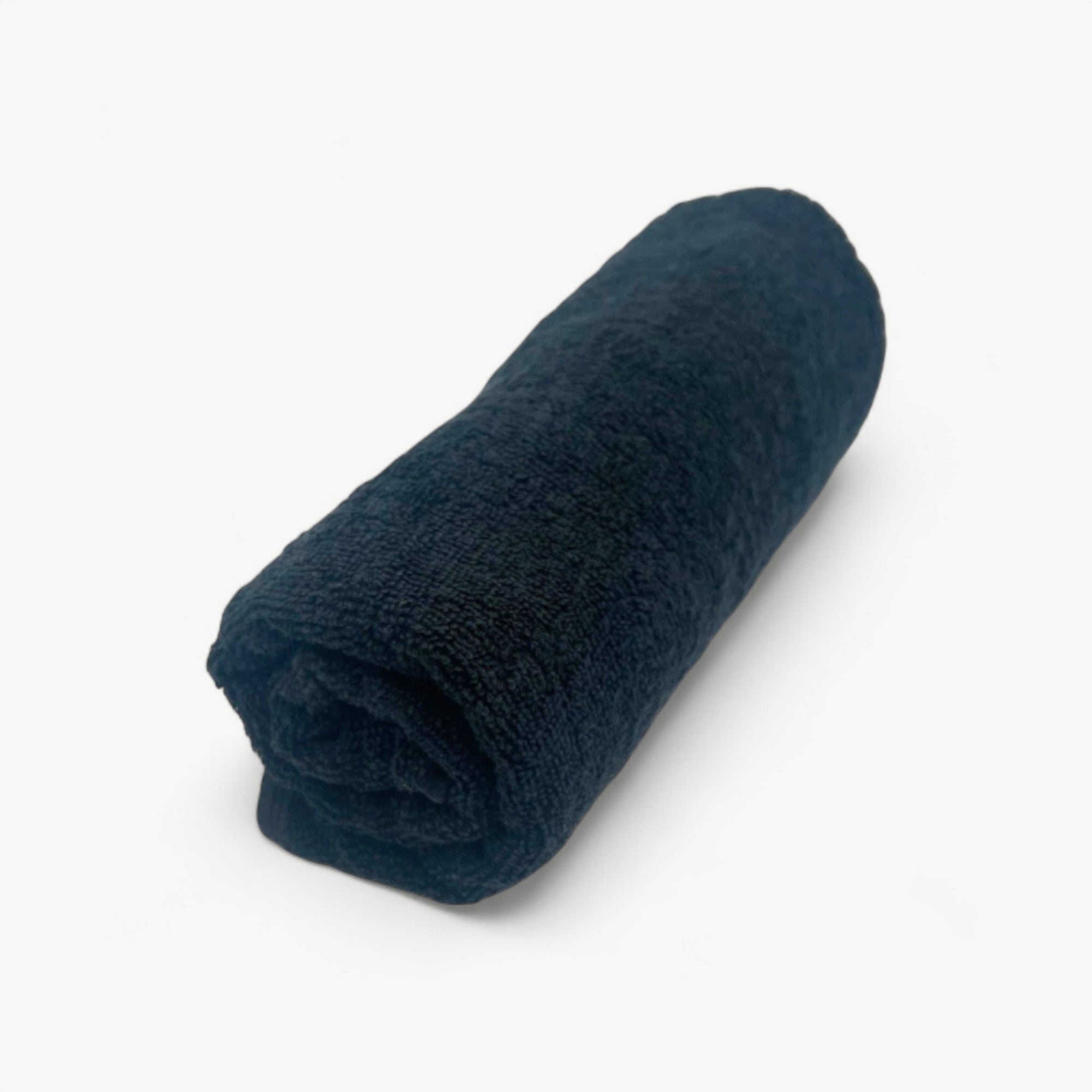 Rei-Barber & Hairdressing Towel Black 100%Cotton 85x50cm