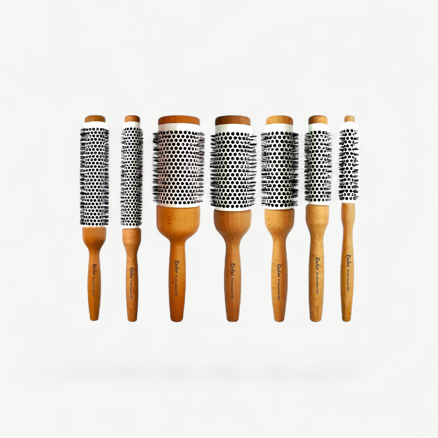 Rodeo Professional Blow-Dry Comb 106 - 67mm | Ceramic & Wood