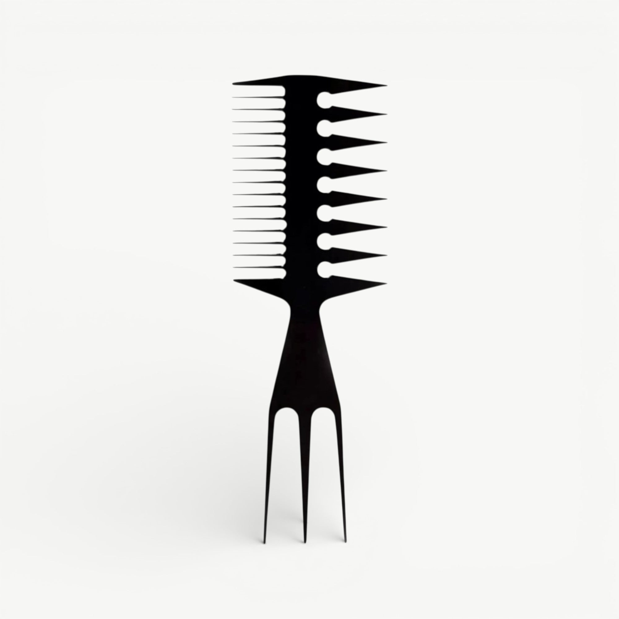 Totex Comb No.2 Black – Professional Hair Cutting Comb