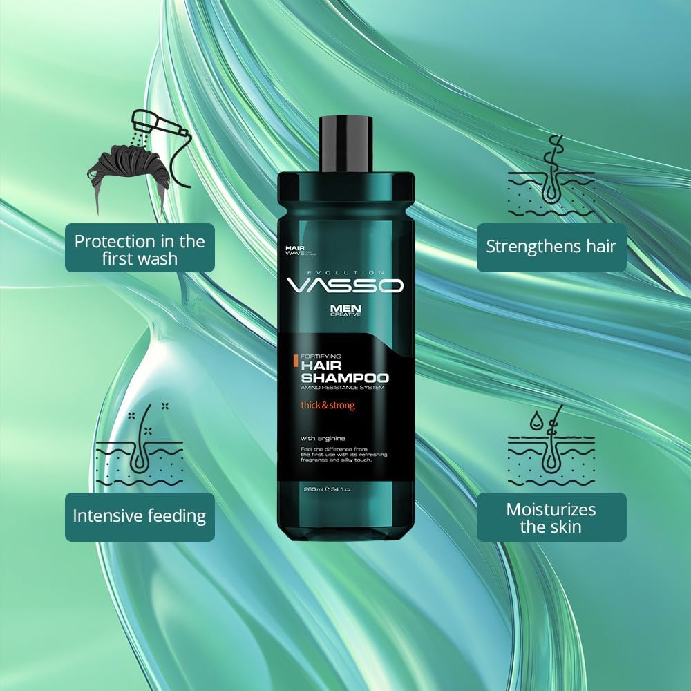 Vasso Hair Shampoo Thick & Strong 260ml