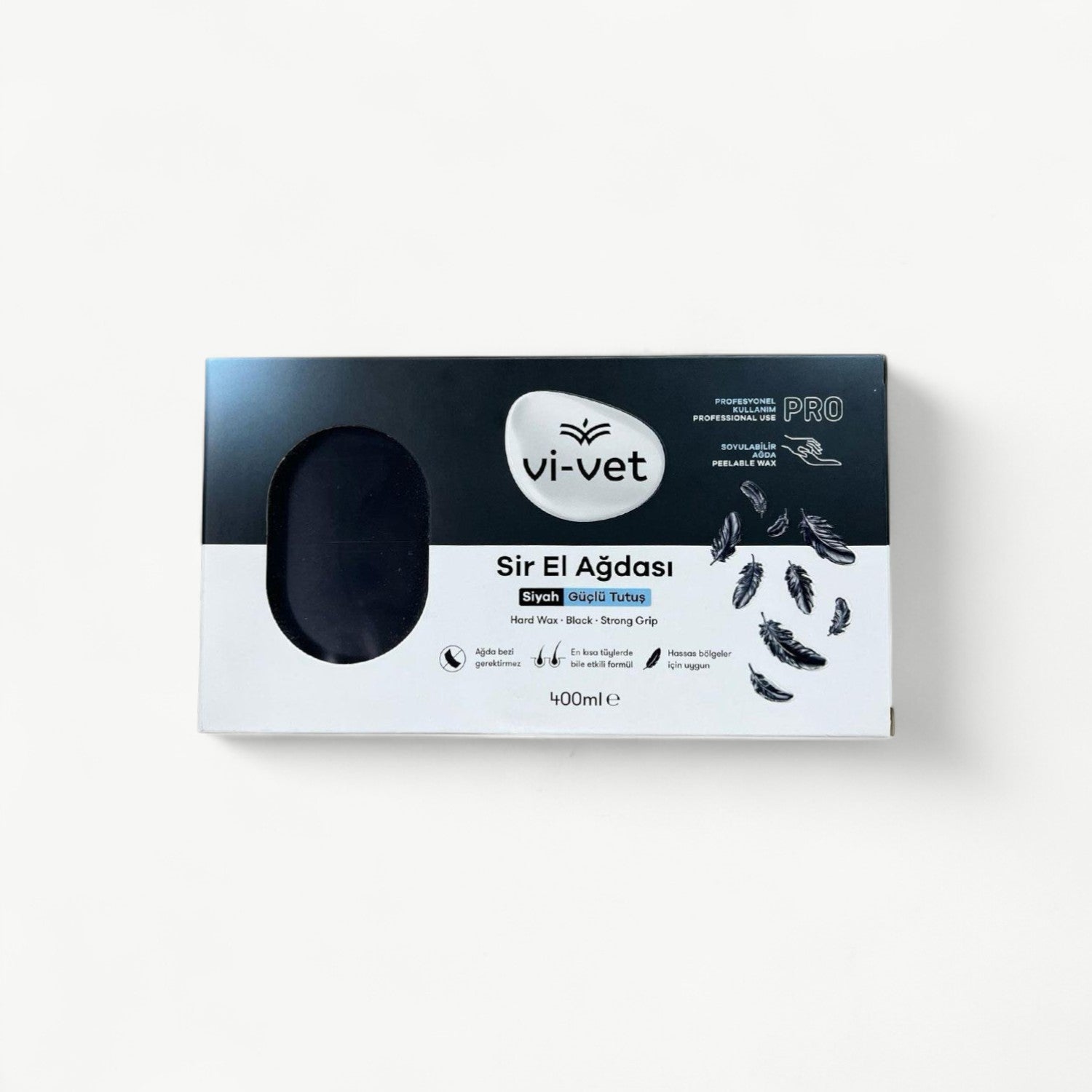 Vi-Vet Hair Removal Wax Black – 400 ml
