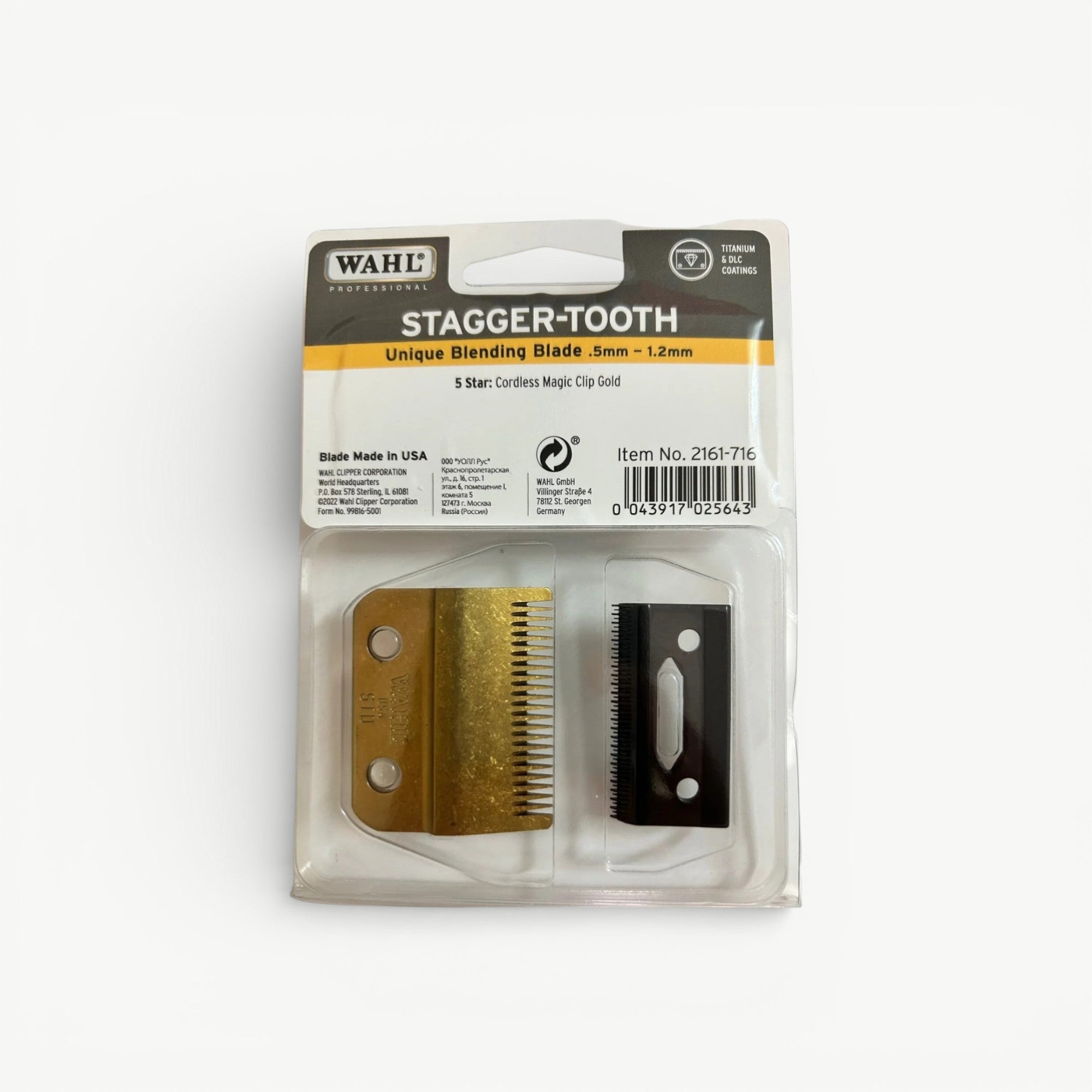 Wahl Magic Stagger Blade Gold