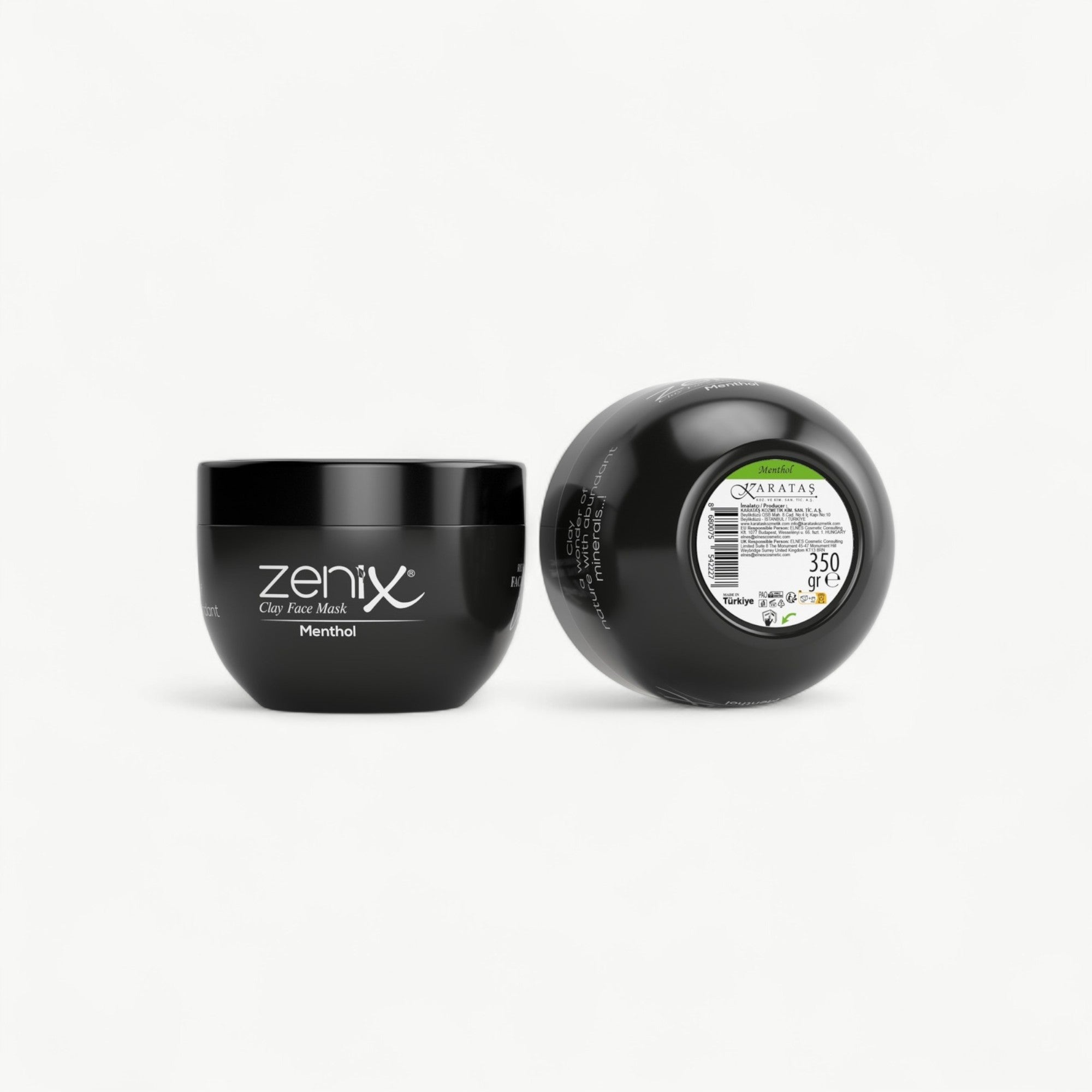 ZENIX Clay Face Mask with Menthol – 350 ml